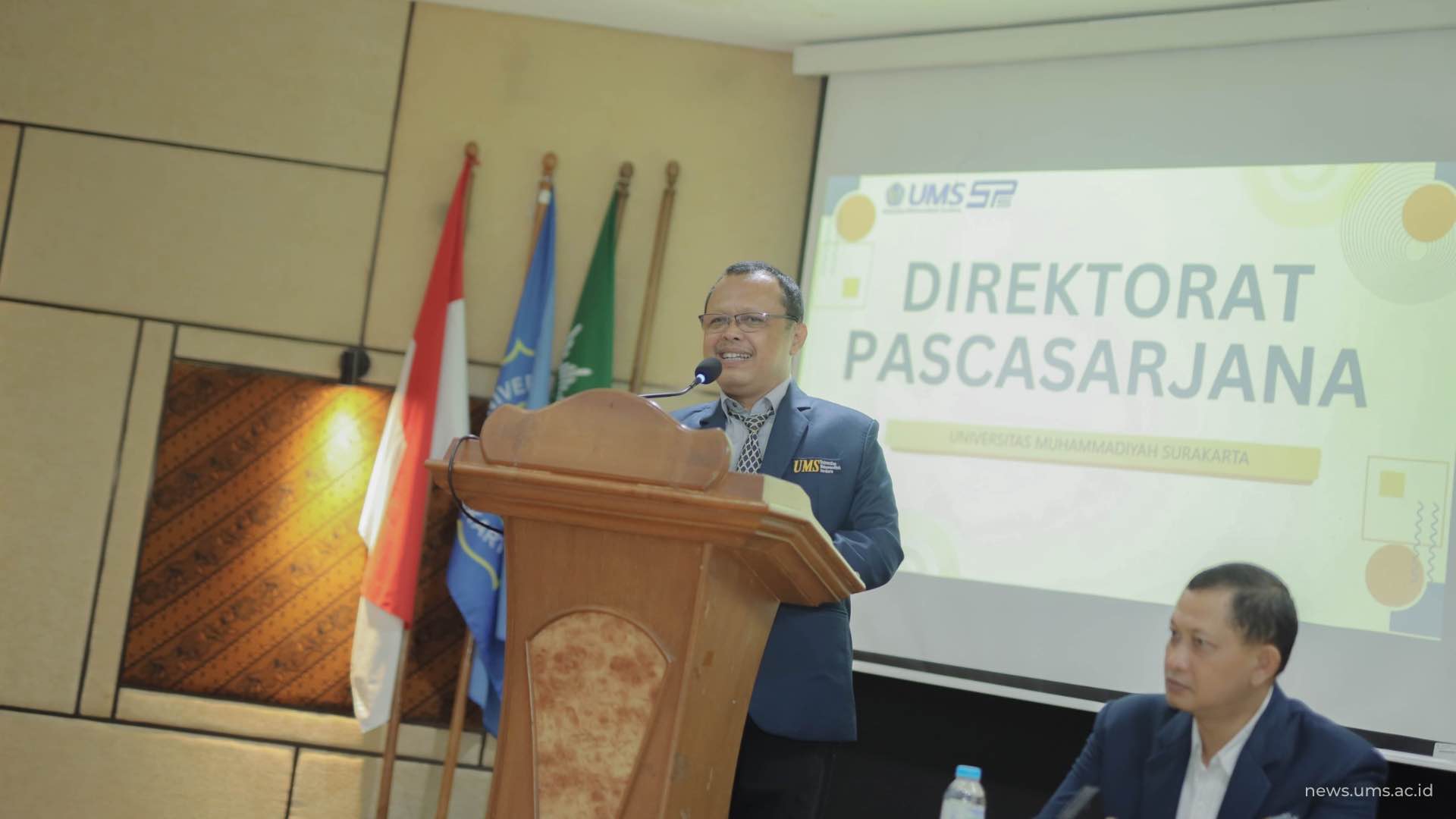 Direktur Direktorat Pascasarjana UMS Prof. Dr. M. Farid Wajdi, S. E., M. M., Ph. D.