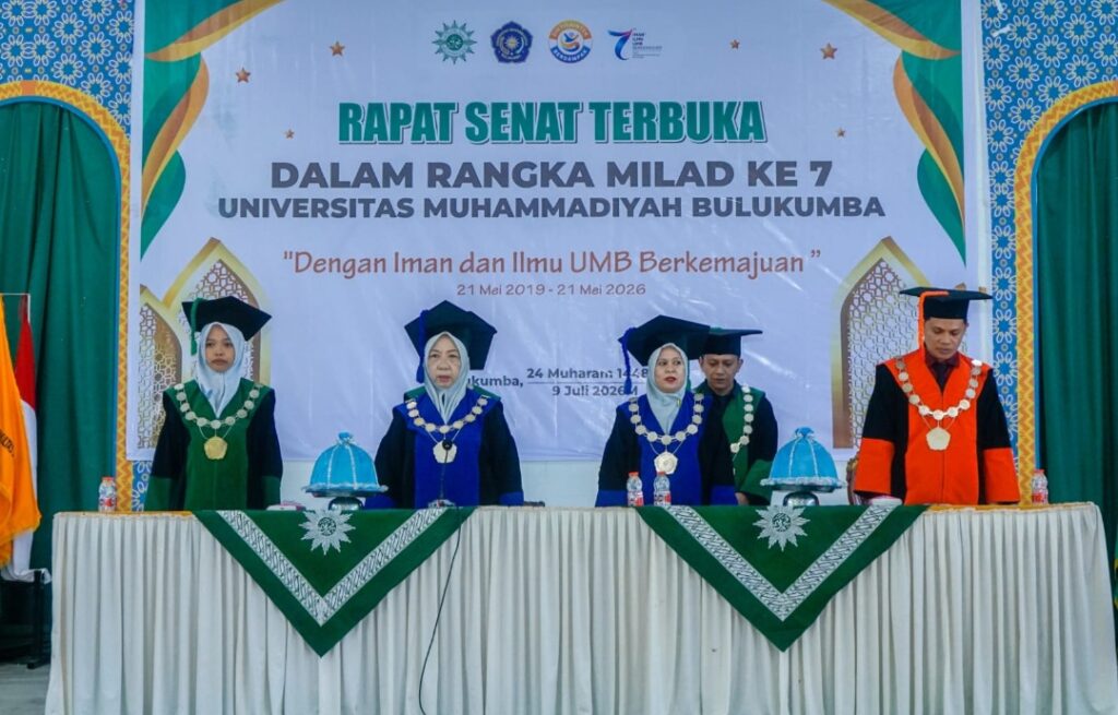 Rapat Senat Terbuka Milad Ke-7 UM Bulukumba, Teguhkan Komitmen Bangun Kampus Berkemajuan