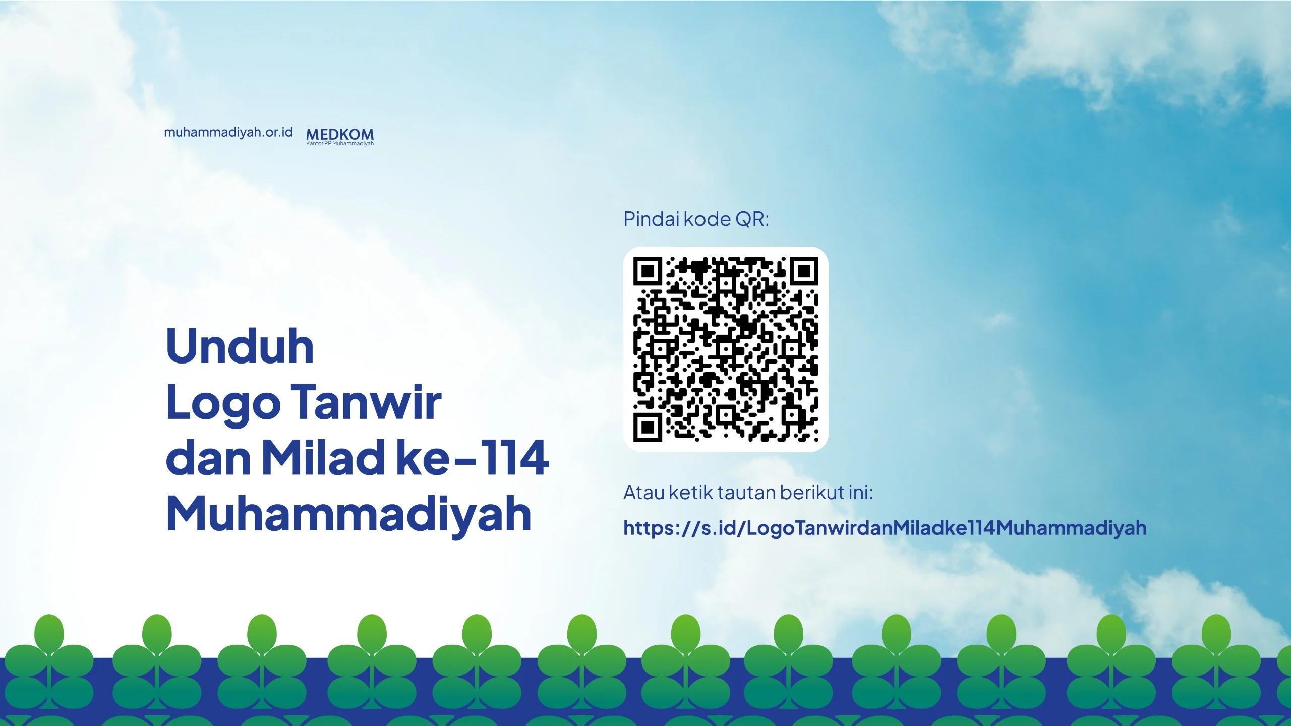 Unduh Logo Tanwir dan Milad ke 114 Muhammadiyah