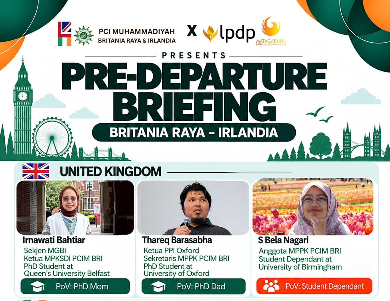 Perempuan Indonesia di Inggris dan Irlandia Berbagi Pengalaman Studi dalam Pre-Departure Briefing