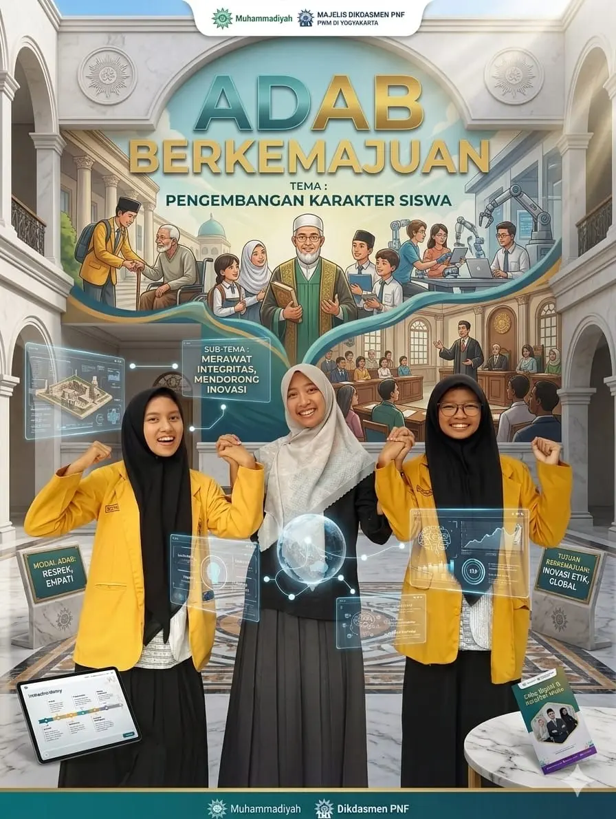 Adab berkemajuan : Menjawab tantangan Karakter Siswa di Era Krisis Abad Digital